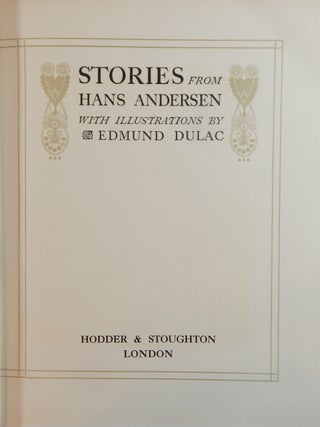 Stories from Hans Christian Andersen