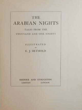 The Arabian Nights: Tales from the Thousand and One Nights. Edward J. Detmold.