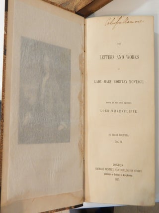 The Letters and Works of Lady Mary Wortley Montagu